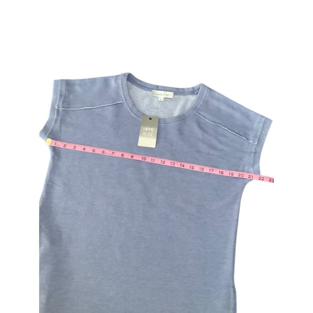 Hippie Rose Women’s Tee Shirt Dress Boho Washed Denim Size Large NWT - Picture 5 of 10